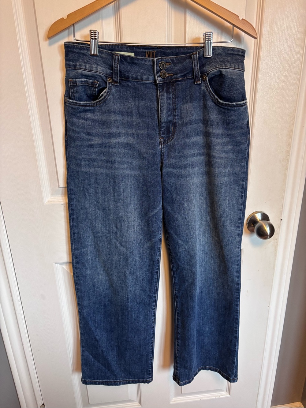 KUT from the Kloth Lucy High Rise Wide Leg Jeans 10